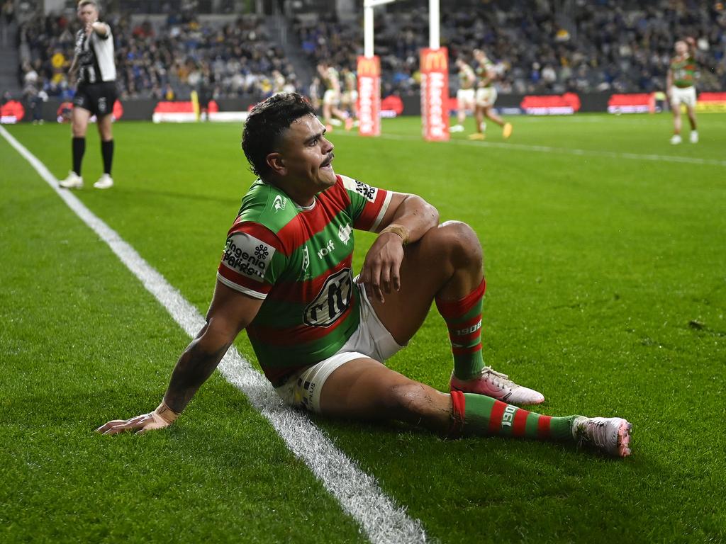 The Rabbitohs have asked permission for Latrell Mitchell to play in Round 27, after the NRL rejected a plan for him to serve his one-game suspension. Picture: NRL Photos