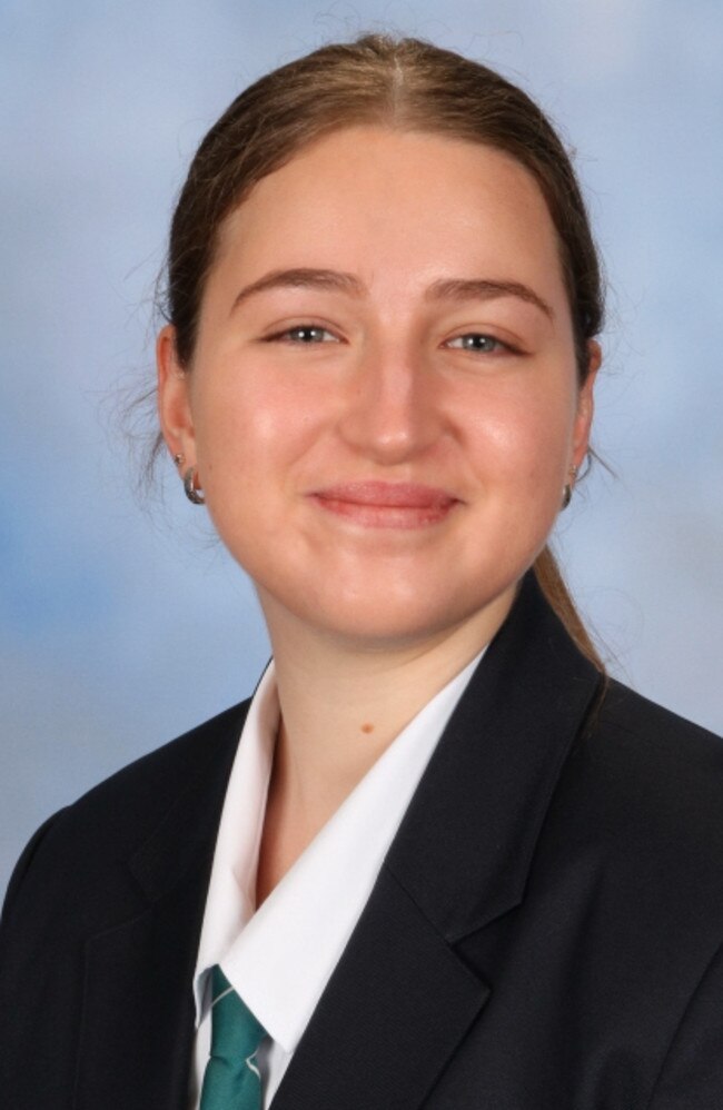 Holly Jennings, Wellington Point State High School captain. Picture: Contributed
