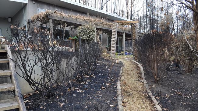 Fire damage at Samantha Kneeshaw’s. Picture: Supplied