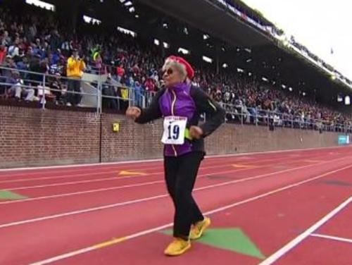 Video: Inspirational 100-year-old’s world record