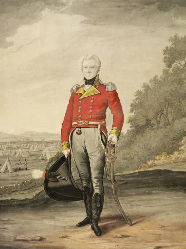 Lt. Col George Johnston in 1810. Picture: State Library of NSW