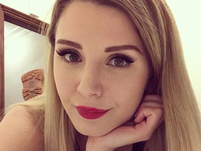 Controversial far-right activist banned Lauren Southern is having trouble getting into the country. Picture: @laurencheriie