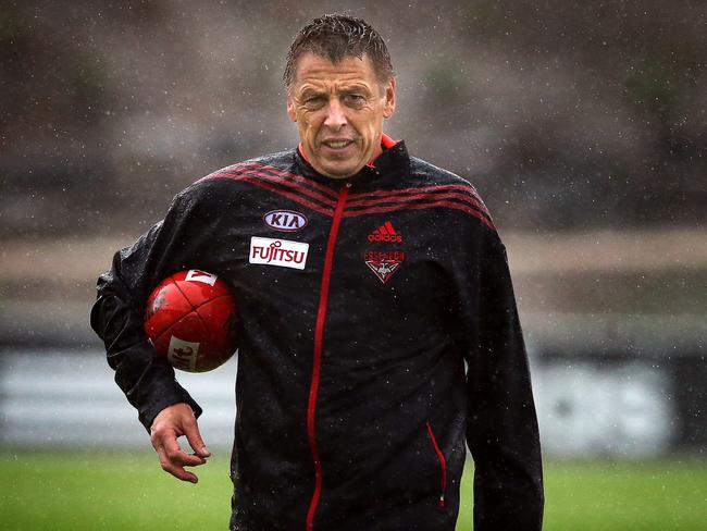 Thompson has a 11-9 record at the Bombers’ helm this season. Picture: Wayne Ludbey