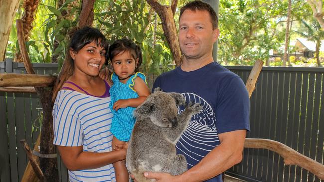 The Ratnam family vacation on Hamilton Island. Images: supplied