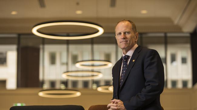 Andrew McConville, CEO of APPEA pictured at his offices in Perth. Photo Ross Swanborough.