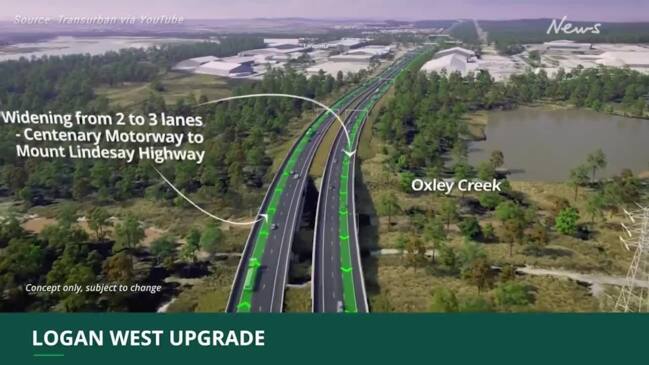 Transurban video of proposed West Logan Motorway upgrade