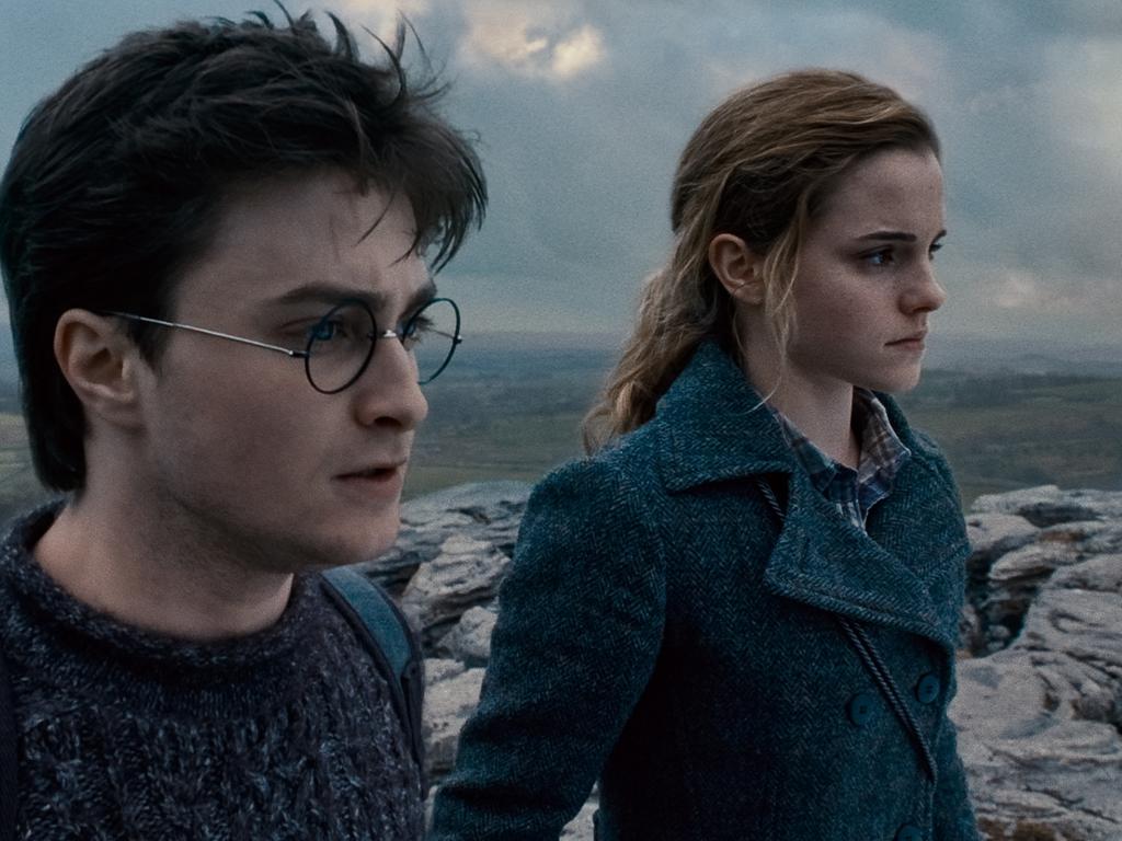 Daniel Radcliffe stars as Harry Potter and Emma Watson as Hermione Granger in Harry Potter and the Deathly Hallows. Picture: Supplied