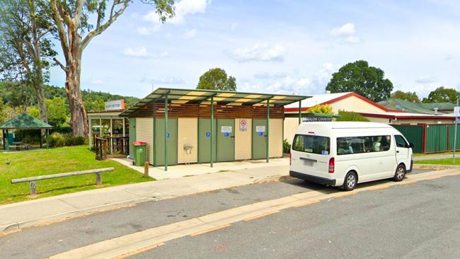 The toilet block at the Olivers Sports Complex.