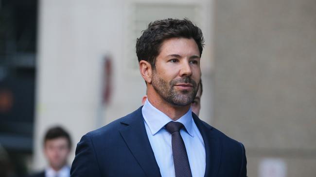 Former Commando Heston Russell arriving at the Federal Court in Sydney.