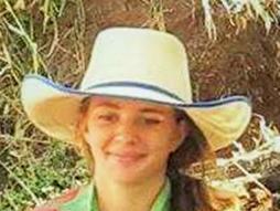 Supplied image of Amy Everett who modelled as "Dolly" for Akubra hats. Amy suicided after being bullied at school