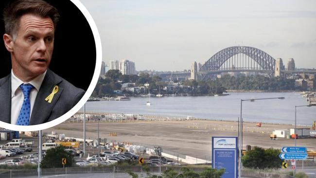 Premier Chris Minns is considering the future of Glebe Island port