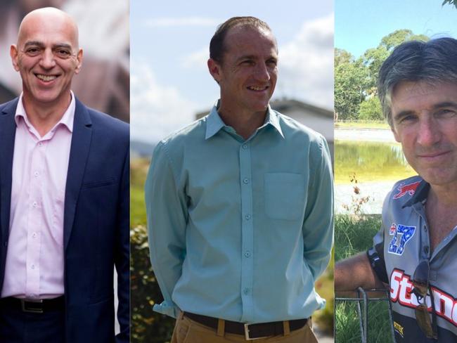 Gianpiero Battista, Isaac Smith and Greg Bennett have all quit Lismore City Council before the elections in September.