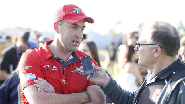 Redcliffe coach Adam Mogg. Picture: AAP Image