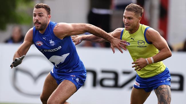 Griffin Logue was protecting a dislocated finger on Saturday. Picture: Michael Klein