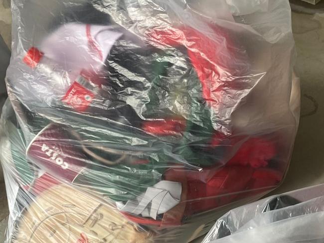 The Mexican softball team left their uniforms in Olympic Village bins. Picture: Twitter