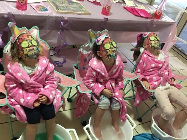 Tammy Dennis thanked Kmart for making their girls' 'pamper day' a success. Picture: Tammy Dennis