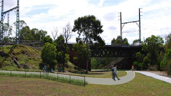 An artist impression of the pathway.