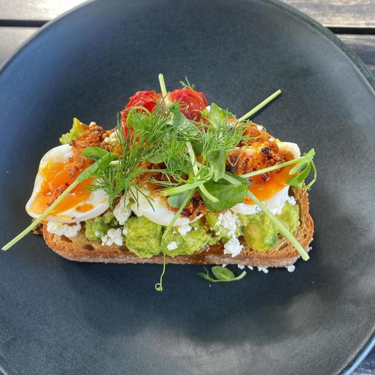 The avocado toast at Pantry in Brighton (pictured) costs even more – a whopping $29 – and comes with just one slice of toast. Picture: Instagram/mealiesfood