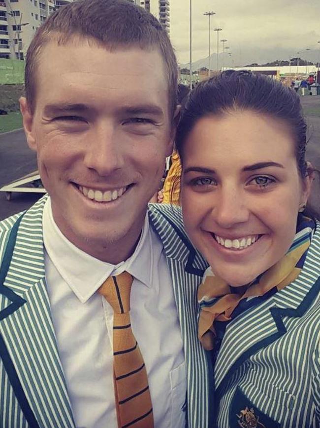 Melissa Hoskins and Rohan Dennis. Picture: Instagram