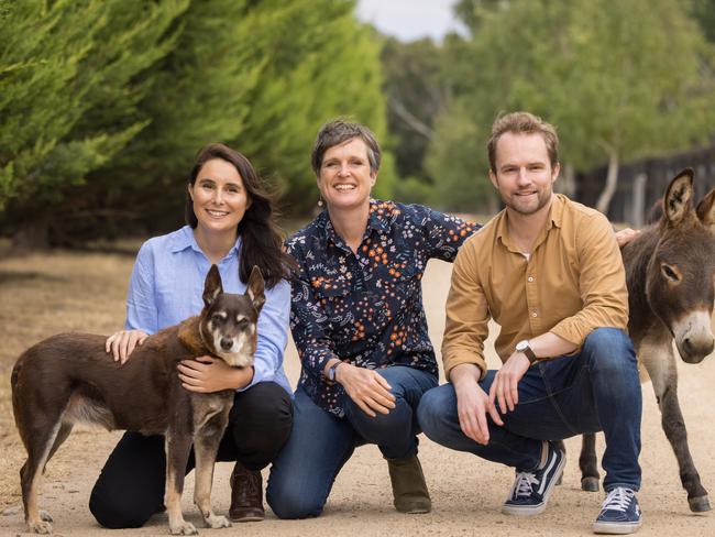 Left to right: Dr Meg Good, Dr Bidda Jones & Dr Jed Goodfellow