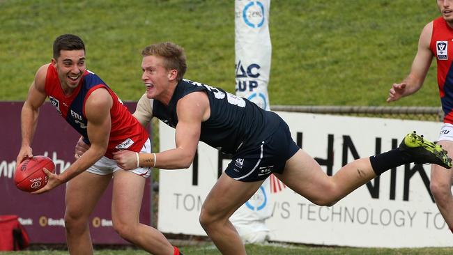 Jesse Corigliano is one of the more experienced players on Coburg’s VFL list. Picture: Hamish Blair.