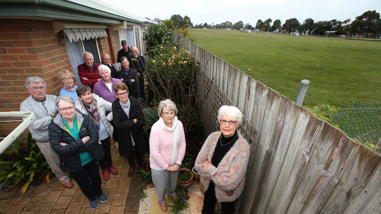 Residents at Torquay Lions Village were left feeling furious about the proposed 85 Geelong Rd development following the addition of the backpackers hotel. Picture: Alison Wynd