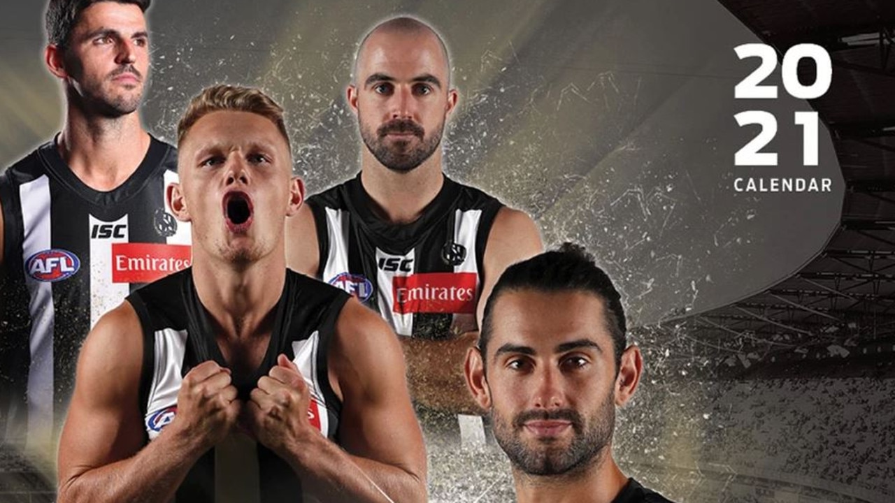 Adam Treloar on Collingwood's calendar