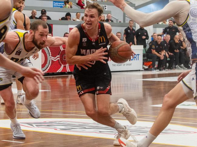 Emmett Naar played a starring role for Mackay in its NBL1 National Finals campaign. Picture: Michaela Harlow