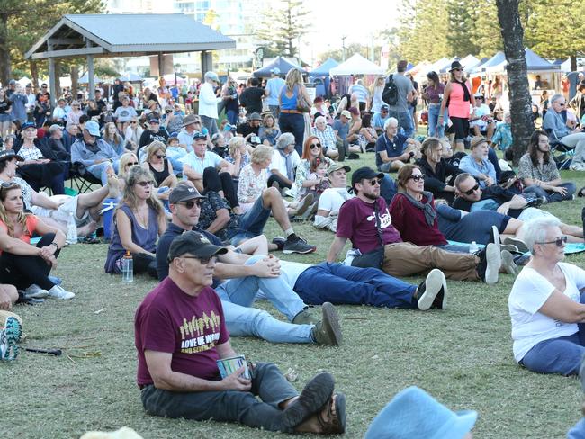 The crowds at Blues on Broadbeach this year. Picture Mike Batterham