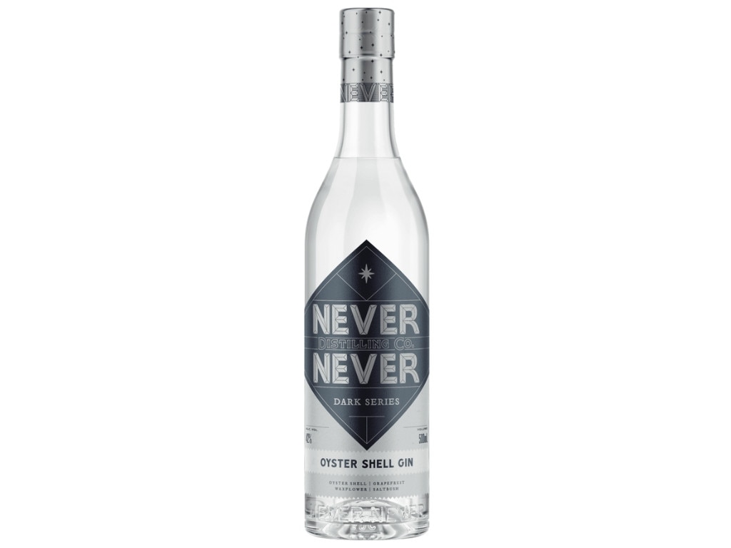 Never Never Oyster Shell Gin 500ml. Picture: Never Never.