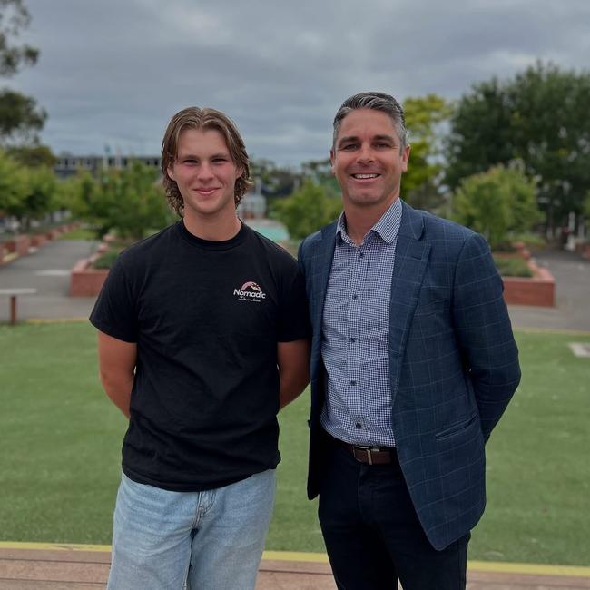 Western Port Secondary College's Nash Jones achieved his school's best ATAR score, 91.