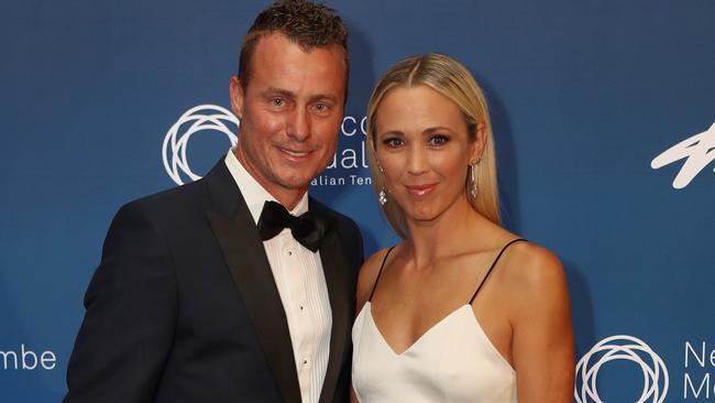 Lleyton Hewitt and Bec Hewitt.