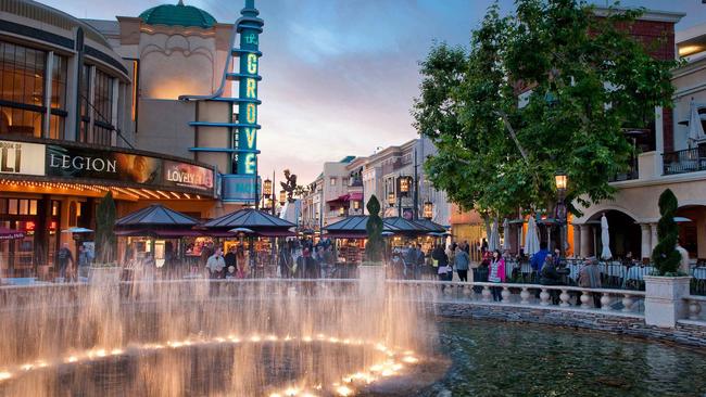 The Grove shopping centre in Los Angeles