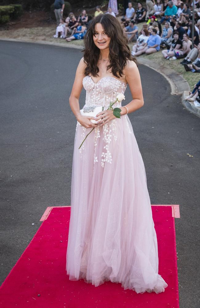 Tasha Canning at Harristown State High School formal at Highfields Cultural Centre, Friday, November 17, 2023. Picture: Kevin Farmer