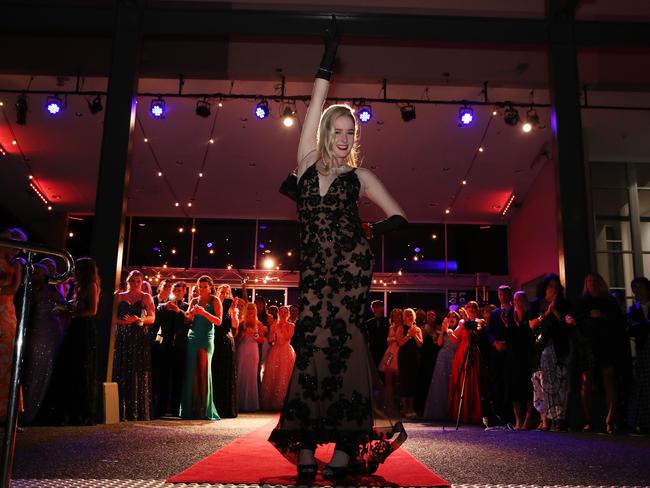 Robina State High School Year 12 formal at HOTA. Sidney Parratt strikes a pose. Picture: Glenn Hampson.