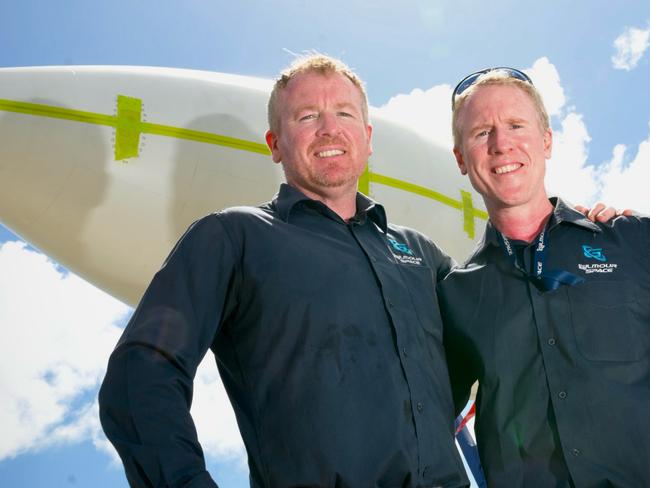 James and Adam Gilmour, the co-foudners of Queensland start-up Gilmour Space