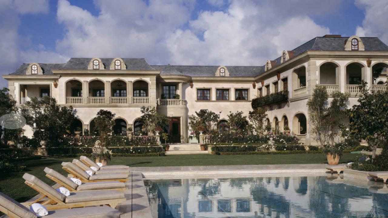 James Packer has now purchased the childhood home of models Gigi and Bella Hadid. This is the home as it looks today. Picture: Supplied