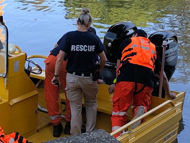 RIVER ARREST: Police rescue were called to assist with the arrest of man, 33, who tried to evade officers by jumping in the Wilson River, Lismore. File Photo: Alison Paterson