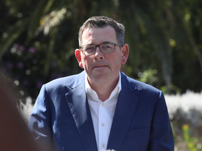 Daniel Andrews is back in Melbourne setting up his private office. Picture: David Crosling