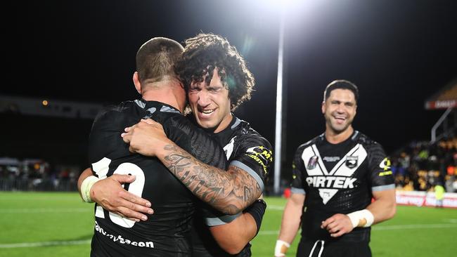 Proctor (middle) has played 21 Tests for New Zealand. Picture: Getty Images