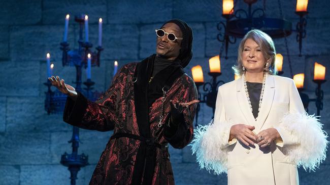 Snoop Dogg and Martha Stewart. Picture: Nicole Weingart /Peacock / NBCU Photo Bank via Getty Images