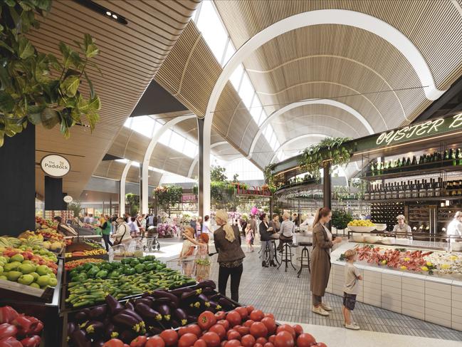 Renders of the new Chadstone shopping centre fresh food precinct. Picture: Supplied