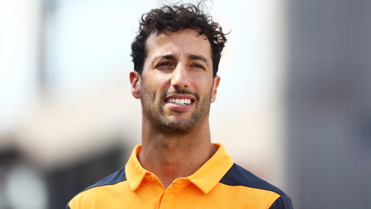 BUDAPEST, HUNGARY - JULY 28: Daniel Ricciardo of Australia and McLaren walks in the Paddock during previews ahead of the F1 Grand Prix of Hungary at Hungaroring on July 28, 2022 in Budapest, Hungary. (Photo by Francois Nel/Getty Images)