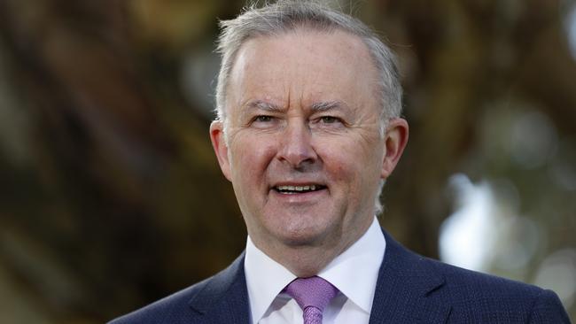 Labor leader Anthony Albanese says he supports Kristina Keneally remaining in parliament. Picture: NCA NewsWire / Nikki Short