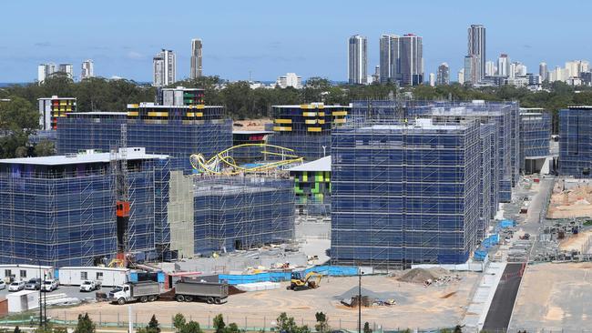 The Commonwealth Games village at Parkwood is nearing completion. Picture Glenn hampson