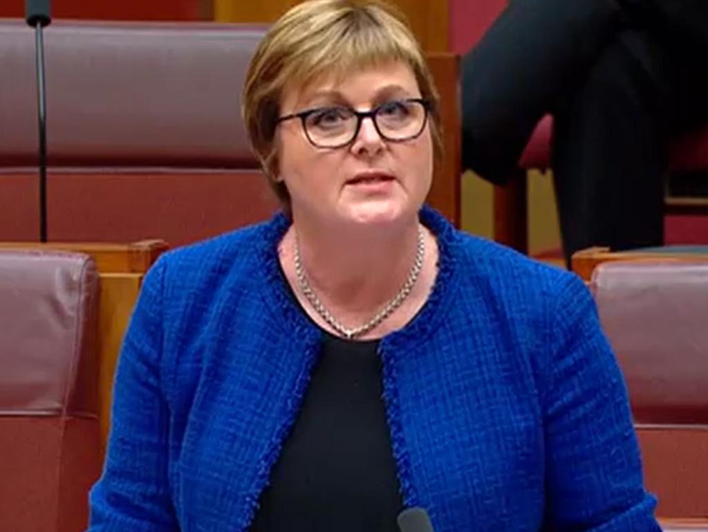 Liberal senator Linda Reynolds said she would assist the AFP with their investigations. Picture: APH via NCA NewsWire