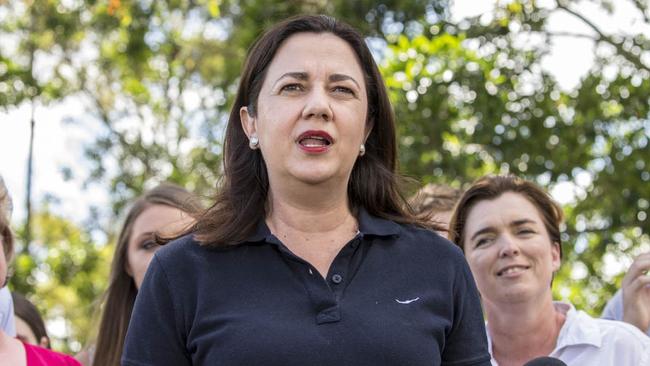 Queensland Premier Annastacia Palaszczuk is confident of retaining power. Picture: Glenn Hunt/AAP