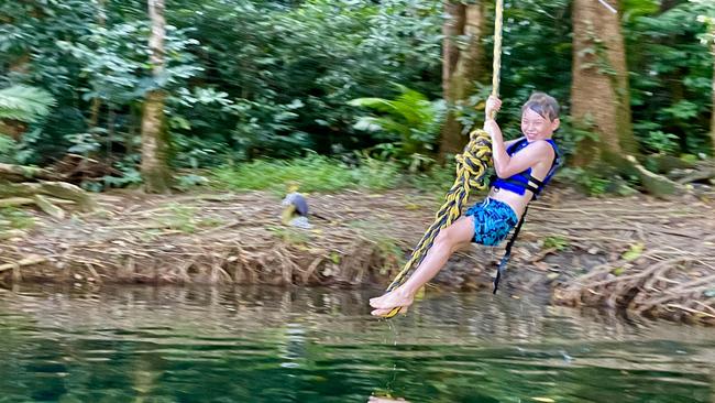 Crocs have been spotted at the Goldsborough Valley Campground swimming area previously thought to be safe. Picture: Peter Carruthers