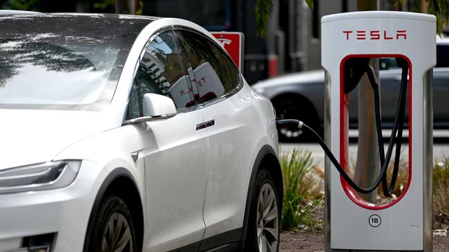 Most electric vehicles will ned to be charged from the grid. Picture: Naomi Jellicoe