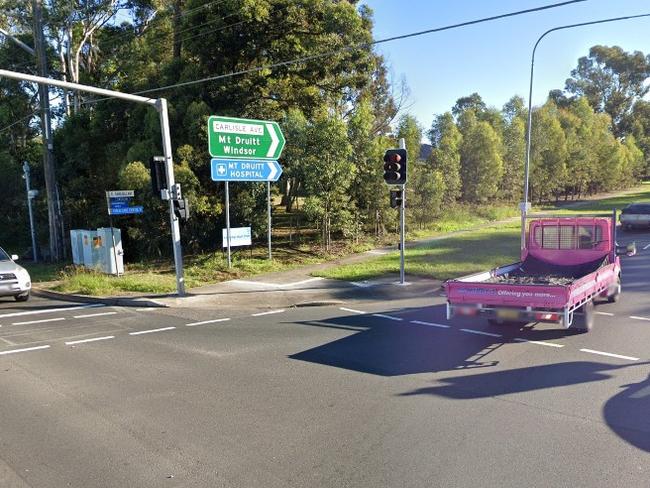 Great Western Highway and Carlisle Avenue, Mt Druitt. Picture: Google Maps